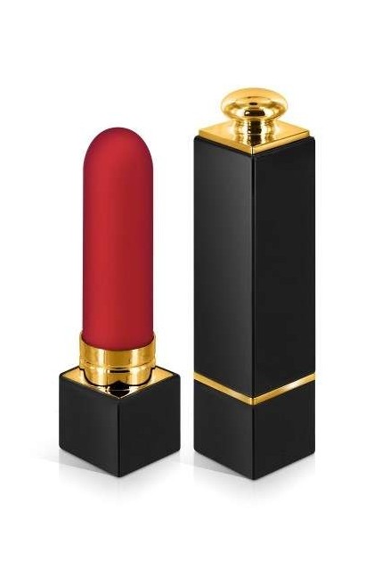 Stimulateur de clitoris rouge à lèvres de luxe usb