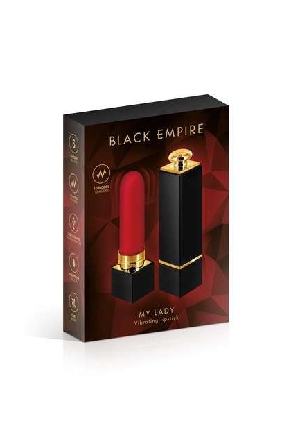 Stimulateur de clitoris rouge à lèvres de luxe usb