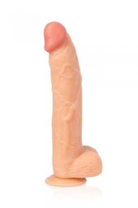GODE RÉALISTE VENTOUSE ÉNORME DE 34.5CM