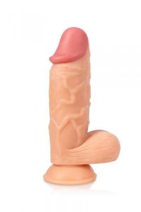 GODE RÉALISTE PUISSANT SUR VENTOUSE 26CM