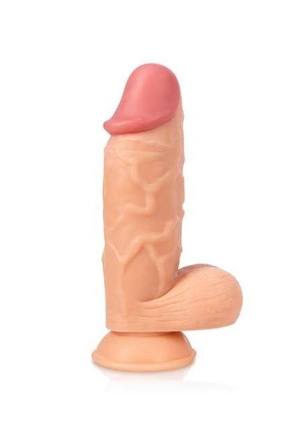 GODE RÉALISTE PUISSANT SUR VENTOUSE 26CM