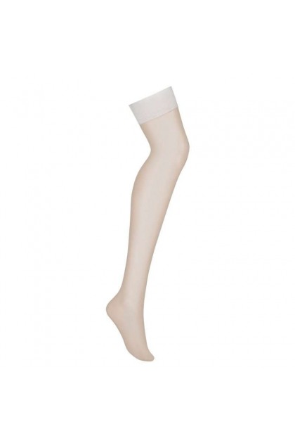 BAS ECRU S800 STOCKINGS - OBSESSSIVE - L/XL