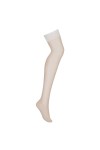 BAS ECRU S800 STOCKINGS - OBSESSSIVE - L/XL