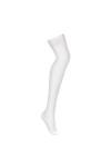 Bas blanc s800 stockings - OBSESSSIVE - S/M - Love Shop Avenue