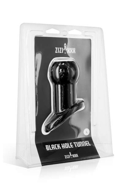 PLUG TUNNEL OUVERT NOIR TAILLE L