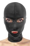 CAGOULE FÉTICHISTE OUVERTURES YEUX ET BOUCHE