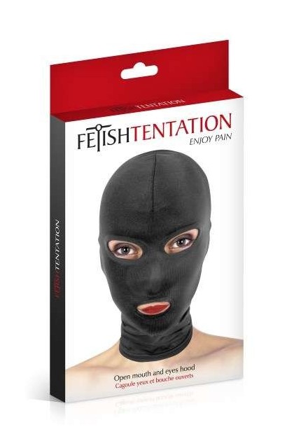 CAGOULE FÉTICHISTE OUVERTURES YEUX ET BOUCHE