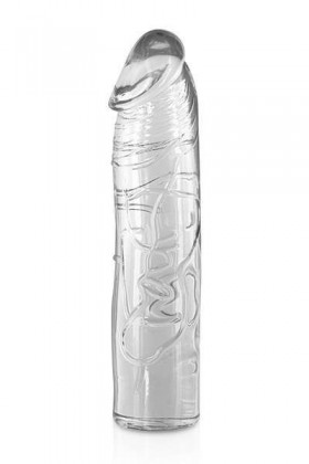 GODEMICHET DROIT CRISTAL 17.2CM FLEXIBLE