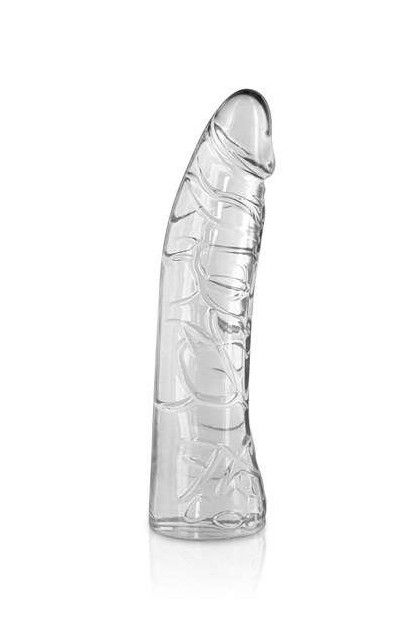 GODE COURBE CRISTAL RÉALISTE EN JELLY 18.5CM