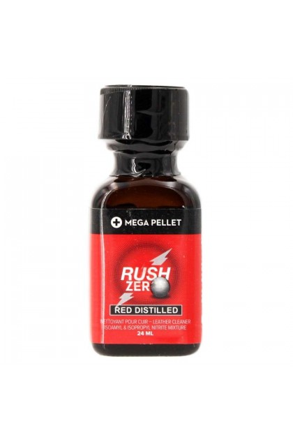 POPPERS RUSH ZERO RED DISTILLED 24ML