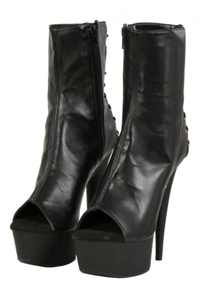 Plateforme (talon 14cm) - NOIR - TAILLE 37 - S9126-BK