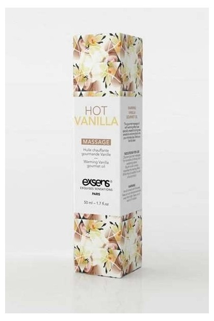 HUILE DE MASSAGE GOURMANDE CHAUFFANTE VANILLE
