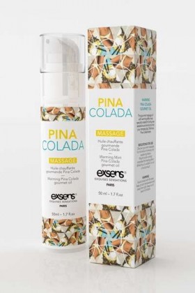 HUILE DE MASSAGE GOURMANDE CHAUFFANTE PINA COLADA