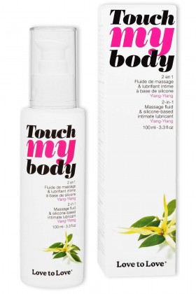 GEL DE MASSAGE 2 EN 1 YLANG-YLANG "TOUCH MY BODY"