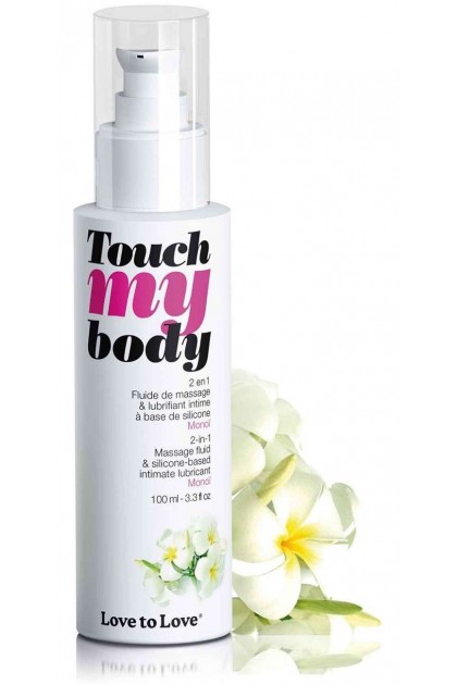Gel de massage 2 en 1 monoi "touch my body" - Love Shop Avenue