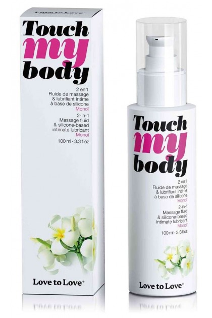 Gel de massage 2 en 1 monoi "touch my body" - Love Shop Avenue