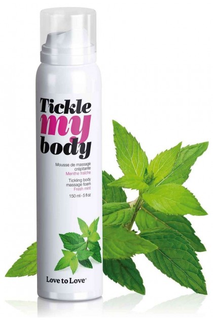 Mousse de massage à la menthe tickle my body - 150 ML