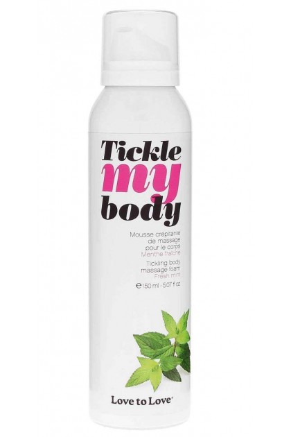 Mousse de massage à la menthe tickle my body - 150 ML