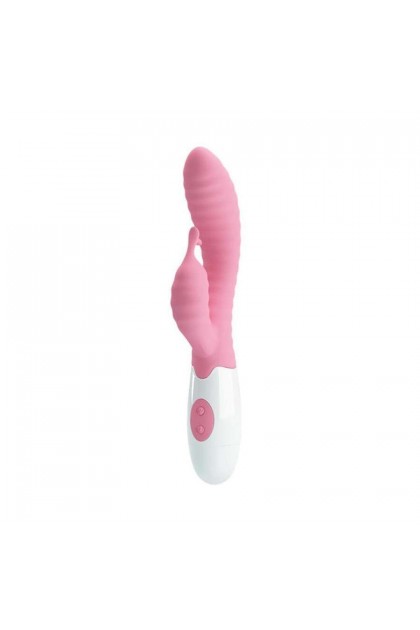 VIBRO RABBIT HYMAN PRETTY LOVE 10 X 3 CM - ROSE