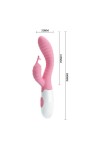 VIBRO RABBIT HYMAN PRETTY LOVE 10 X 3 CM - ROSE