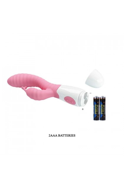 VIBRO RABBIT HYMAN PRETTY LOVE 10 X 3 CM - ROSE