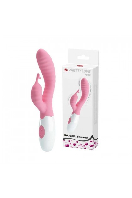 VIBRO RABBIT HYMAN PRETTY LOVE 10 X 3 CM - ROSE