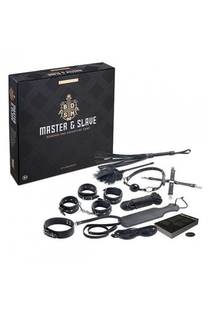 JEU DE BONDAGE MAÎTRE & ESCLAVE DELUXE (NL-EN-DE-FR-ES-IT-SE-NO-PL-RU)