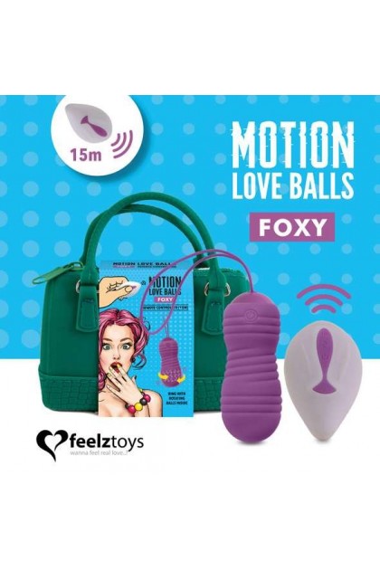 Boules d'amour à mouvement contrôlé à distance foxy