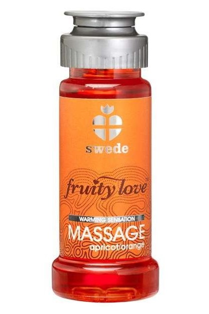 HUILE DE MASSAGE FRUITY LOVE - ABRICOT/ORANGE - 50ML