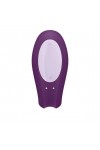 STIMULATEUR CONNECTÉ VIOLET DE COUPLE SATISFYER DOUBLE JOY
