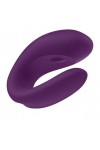Stimulateur connecté violet de couple satisfyer double joy