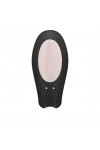 STIMULATEUR CONNECTÉ NOIR DE COUPLE SATISFYER DOUBLE JOY