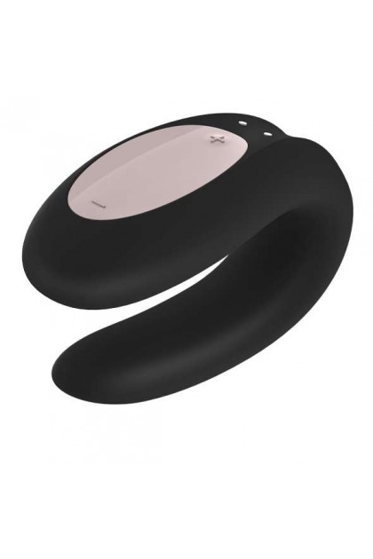 Stimulateur connecté noir de couple satisfyer double joy