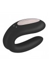 STIMULATEUR CONNECTÉ NOIR DE COUPLE SATISFYER DOUBLE JOY