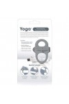 COCKRING DOUBLE VIBRANT RECHARGEABLE CHARGED YOGA GRIS - SCREAMING O