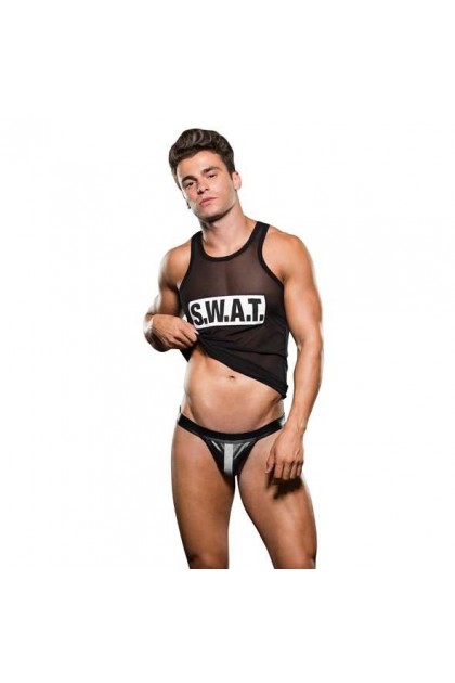COSTUME SWAT 2 PIÈCES -  M/L