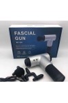 PISTOLET DE MASSAGE FASCIAL RECHARGEABLE 6 VITESSES  - BR182 - GRIS