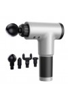 PISTOLET DE MASSAGE FASCIAL RECHARGEABLE 6 VITESSES  - BR182 - GRIS