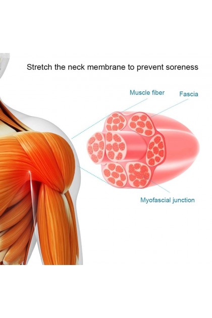 PISTOLET DE MASSAGE FASCIAL RECHARGEABLE 6 VITESSES  - BR182 - GRIS