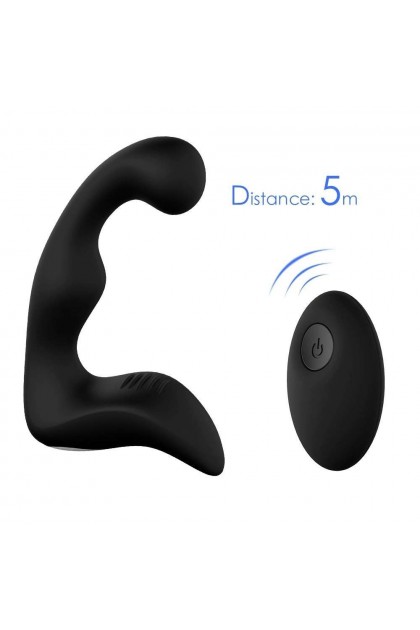 STIMULATEUR PROSTATIQUE RECHARGEABLE EN SILICONE TÉLÉCOMMANDÉ -  BR177