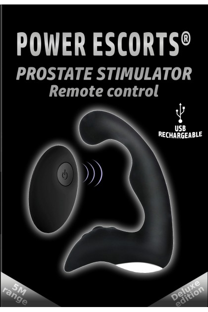 STIMULATEUR PROSTATIQUE RECHARGEABLE EN SILICONE TÉLÉCOMMANDÉ -  BR177