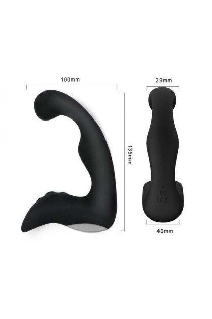 STIMULATEUR PROSTATIQUE RECHARGEABLE EN SILICONE TÉLÉCOMMANDÉ -  BR177