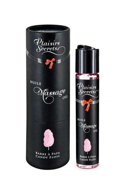 Huile de massage barbe a papa - PLAISIRS SECRETS - Love Shop Avenue