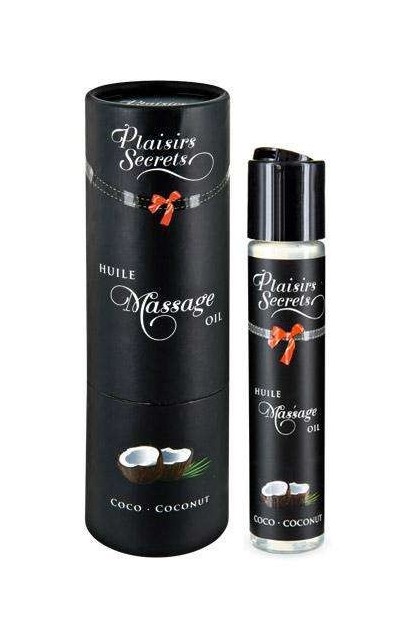 Huile de massage coco - PLAISIRS SECRETS - Love Shop Avenue