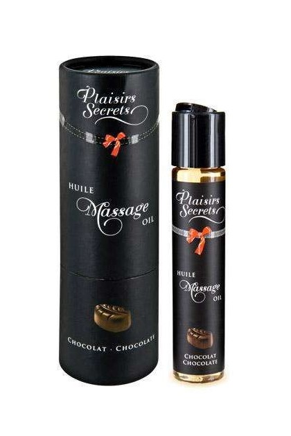 Huile de massage chocolat - PLAISIRS SECRETS - Love Shop Avenue