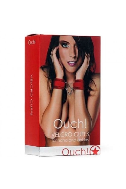 MENOTTES VELCRO ROUGE