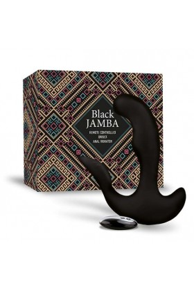 STIMULATEUR ANAL ET POINT G VIBRANT BLACK JAMBA