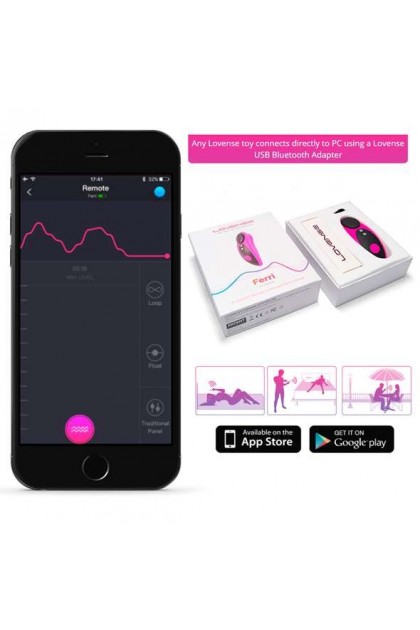 CULOTTE VIBRANTE TÉLÉCOMMANDÉ FERRI - LOVENSE