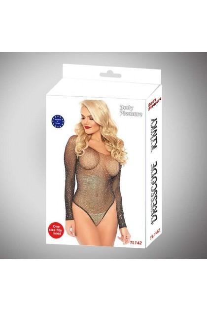 BODY SEXY NOIR RESILLE - TL142 - TU