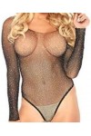 Body sexy noir resille - TL142 - TU - Love Shop Avenue